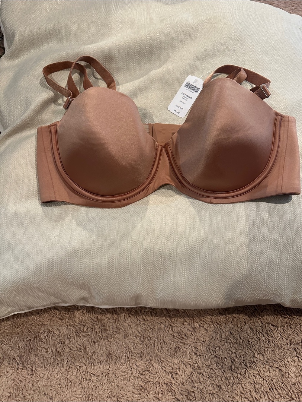 Soma Vanishing Strapless Smooth Full-Coverage Underwire Bra in Sun-kissed 36DNWT